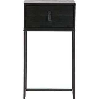 mutoni Table de chevet Zola 1 tiroir Noir (FSC)  