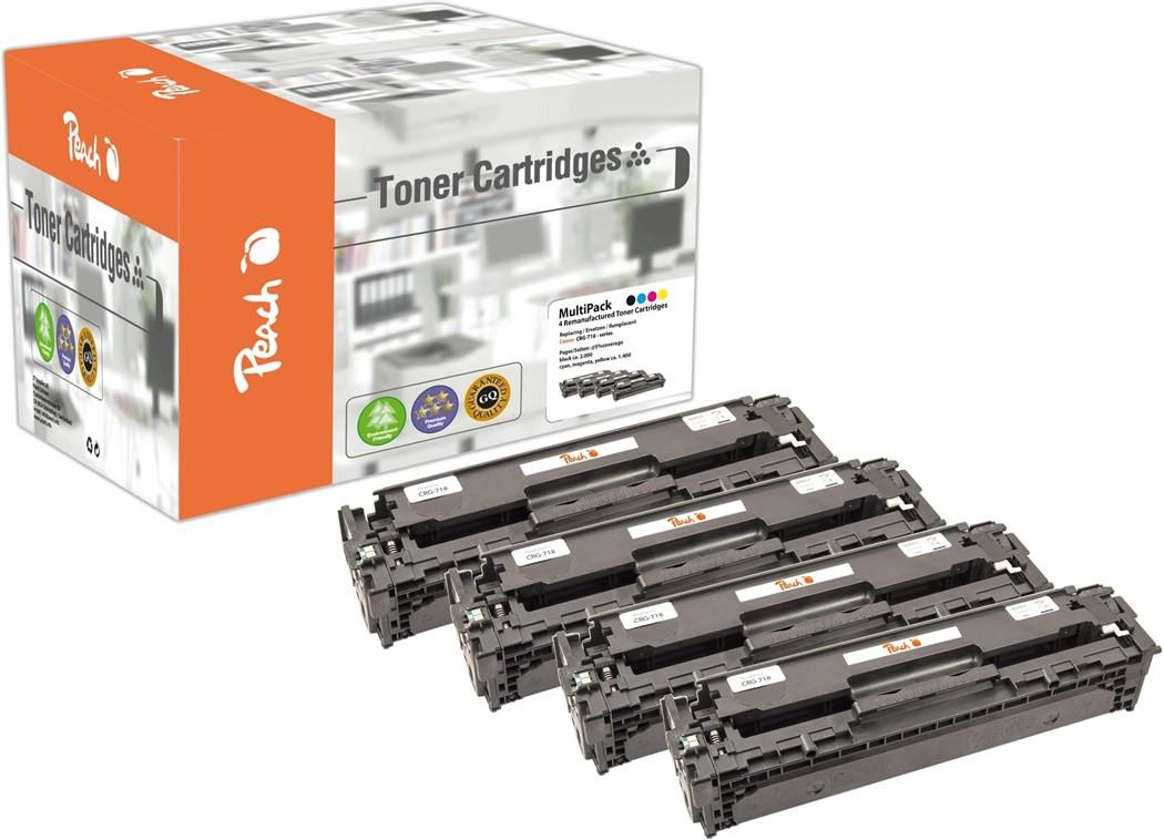 Peach  Toner Canon CRG-718 MultiPack bk, c, m, y, 1x3500, 3x2800 