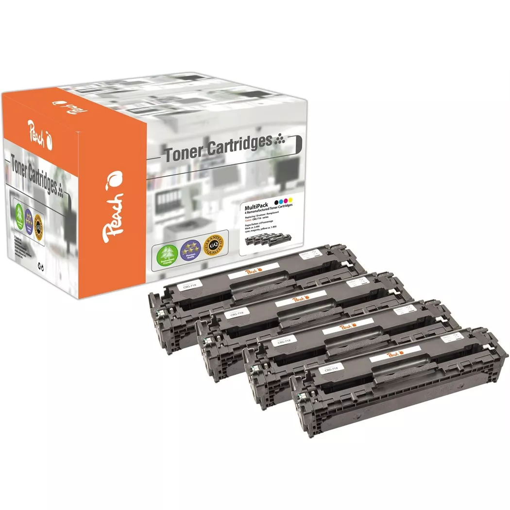 Peach – Toner Canon CRG-718 BlackCyanMagentaYellow, One Size