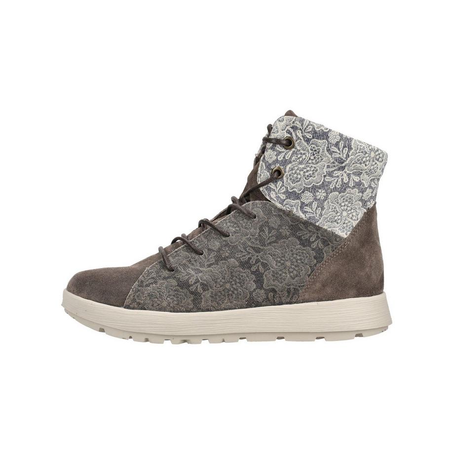 Think Schnürstiefelette mit seitlichem Reißverschluss  