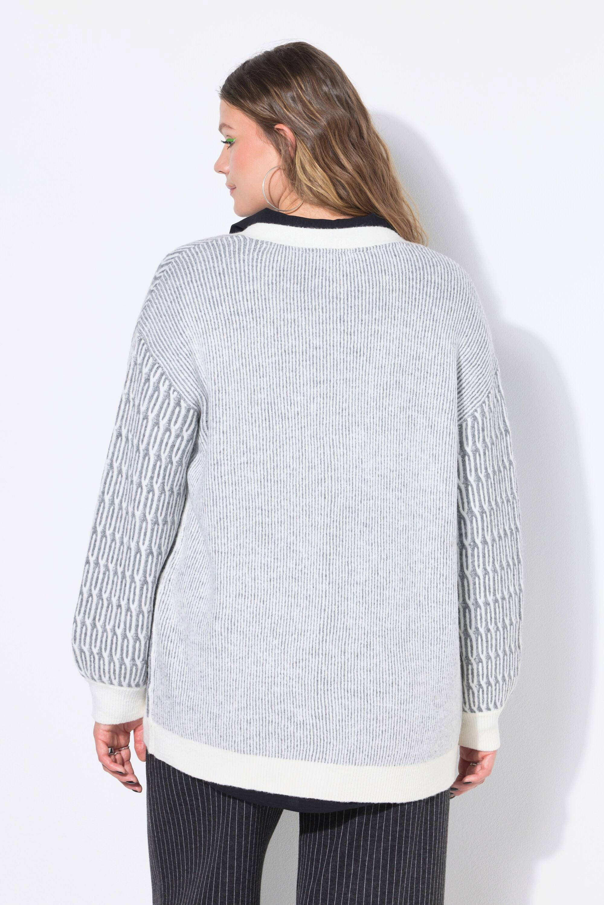 Studio Untold Cardigan Oversize Maille Torsadée  