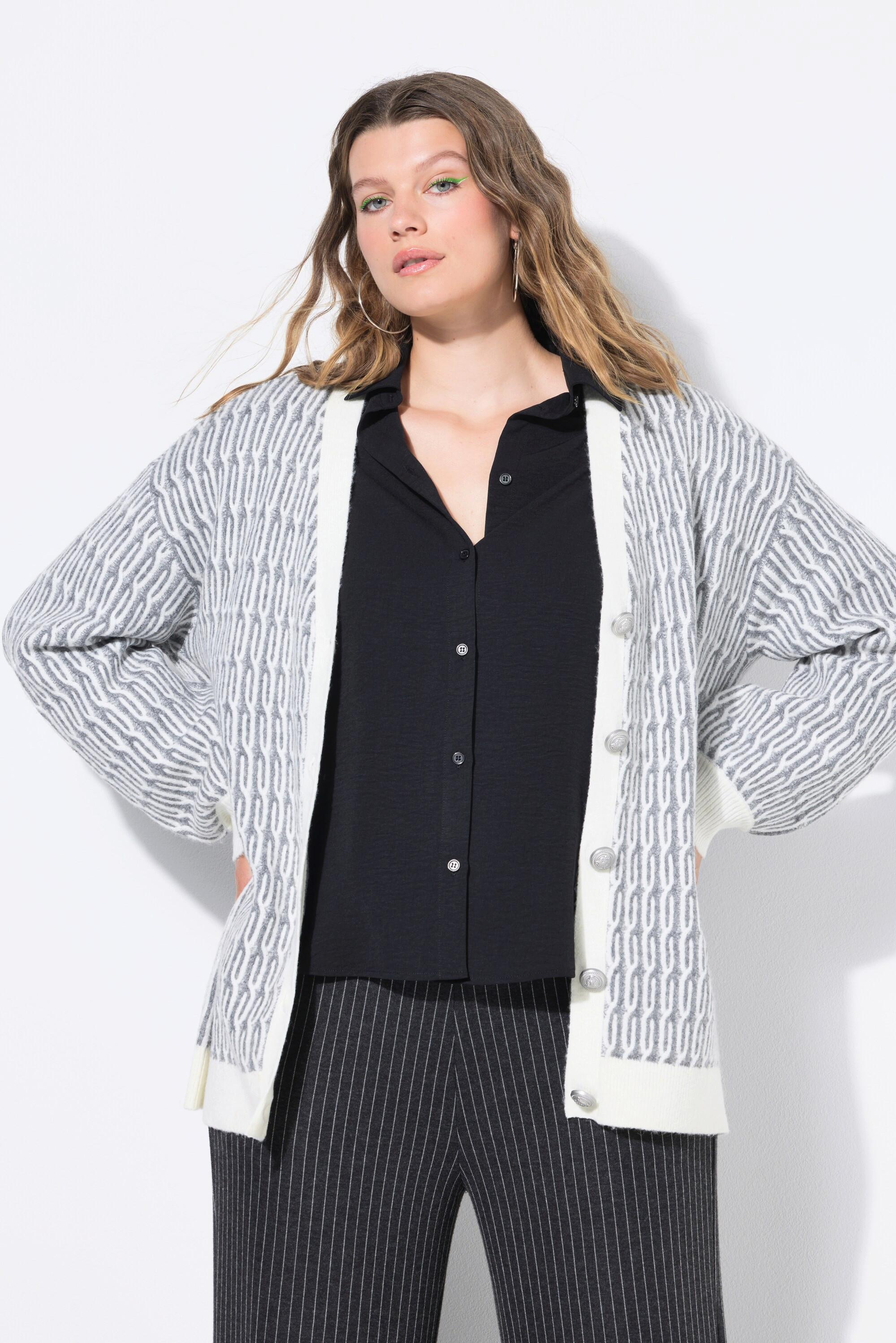 Studio Untold Cardigan Oversize Maille Torsadée  