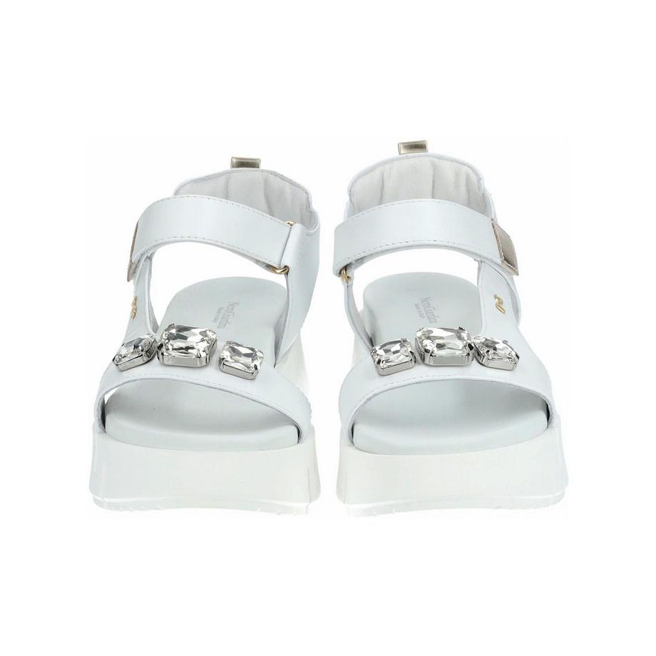 Nero Giardini Elizabeth Plateau Sandalen mit Ziersteinen  