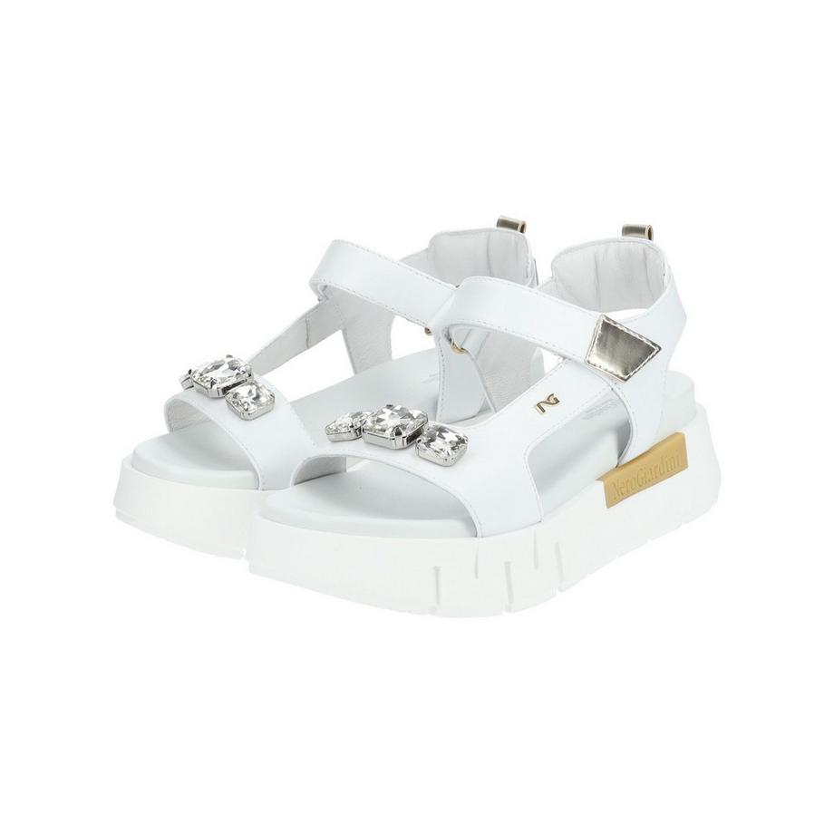 Nero Giardini Elizabeth Plateau Sandalen mit Ziersteinen  