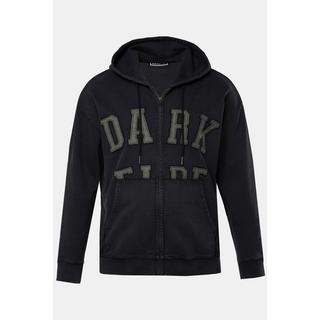 Sthuge Oversized Hoodiejacke mit Badges  