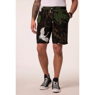 JP1880 Bermuda Alloverprint Shorts mit Elastikbund  