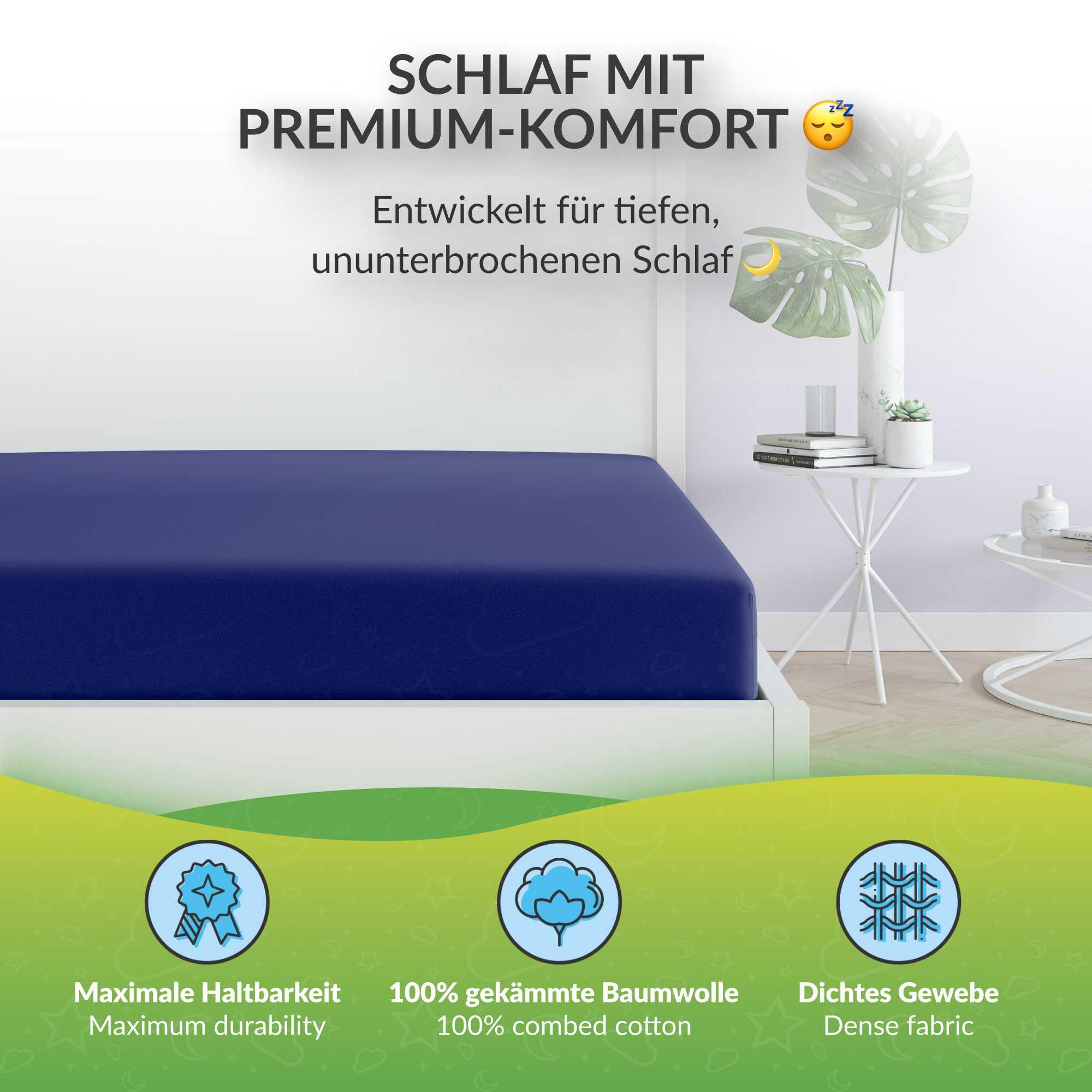 etérea Himmlische Qualität Boxspring drap housse extra Jersey  