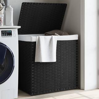 VidaXL Panier à linge rotin synthétique  