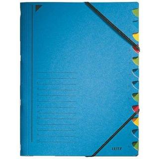 Leitz LEITZ Ordnungsmappe A4 39120035 blau 12 Fächer  