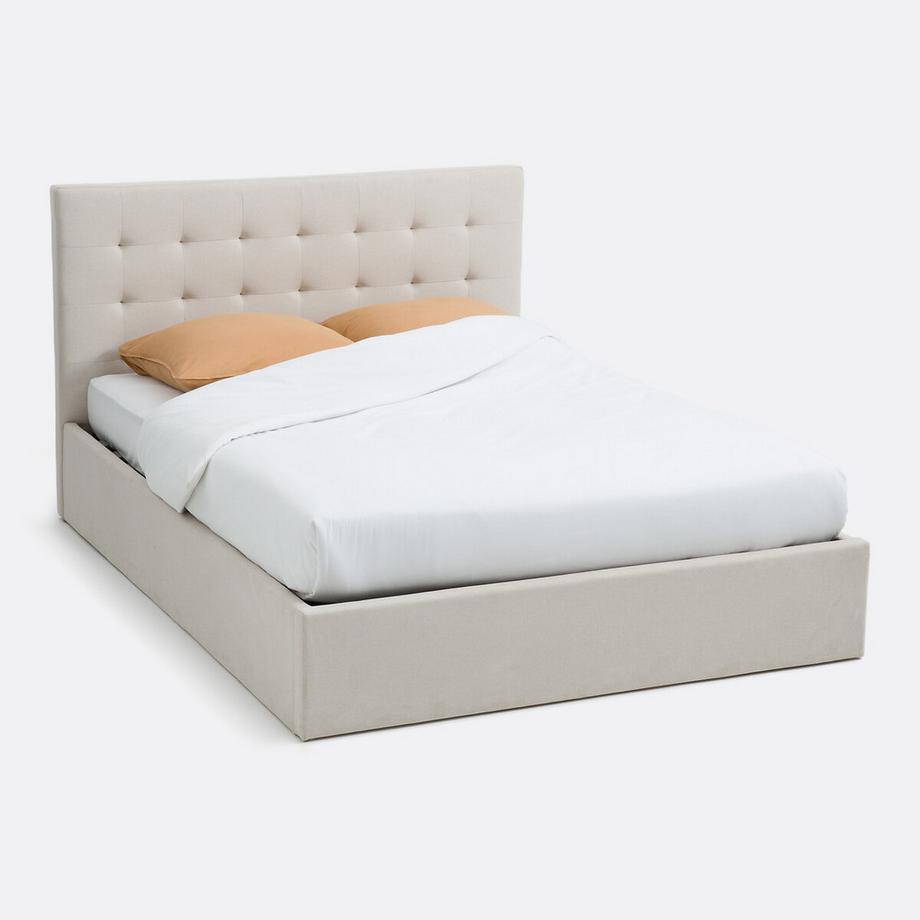 La Redoute Intérieurs Kastenbett Gennie mit hochklappbarem Lattenrost  