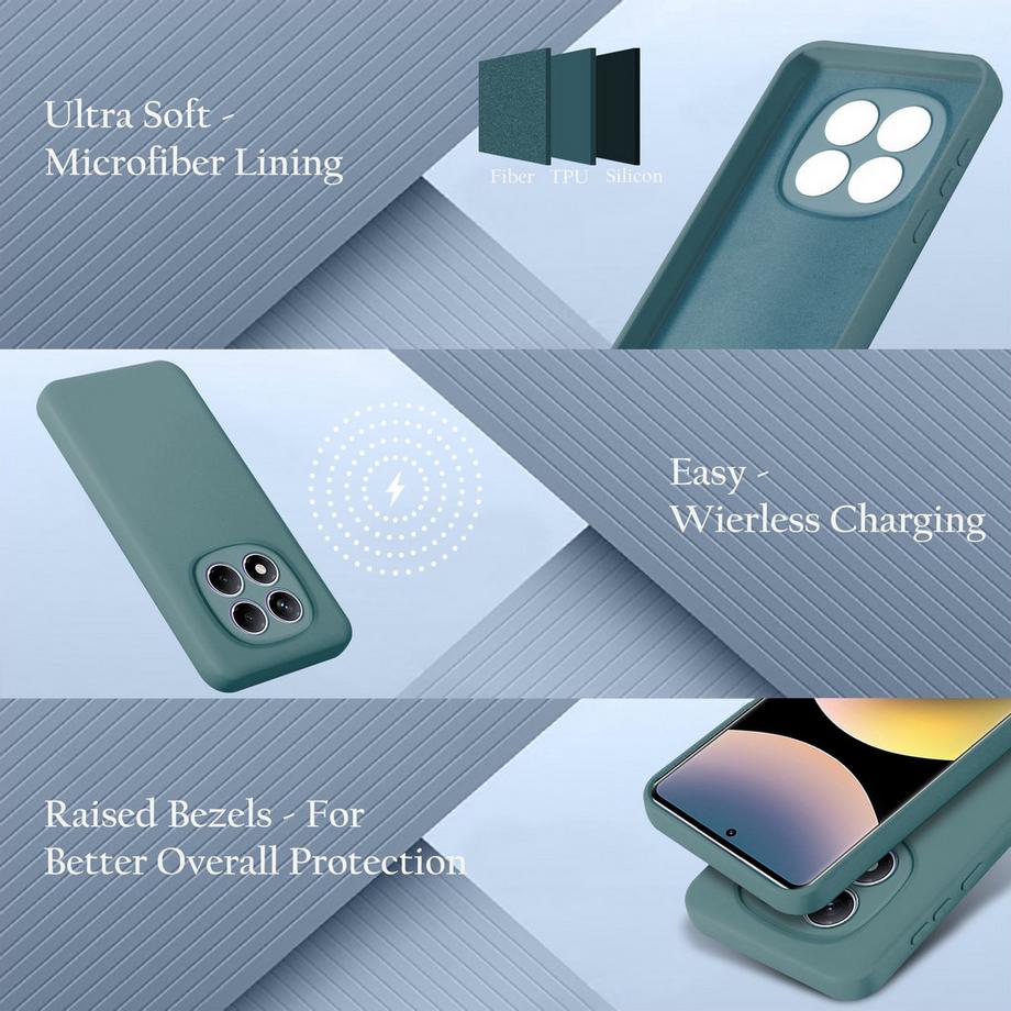 Cadorabo  Xiaomi Redmi Note 14 Pro 4G Hülle im Liquid Case Design 