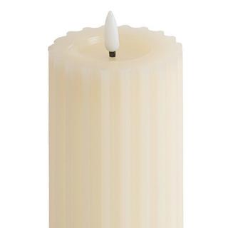 La Redoute Intérieurs LED-Kerze Caspar mit Rillenstruktur  