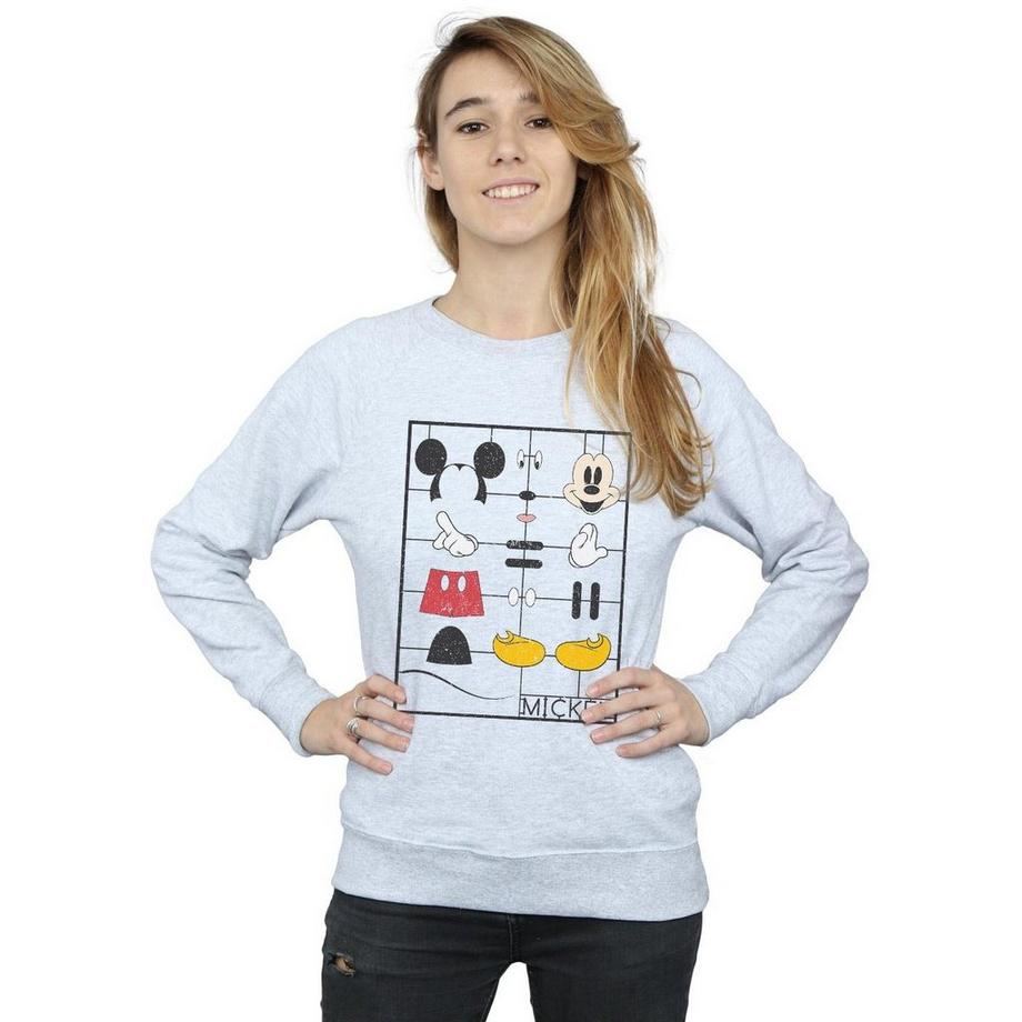 Disney Mickey Mouse Felpa Smontata  