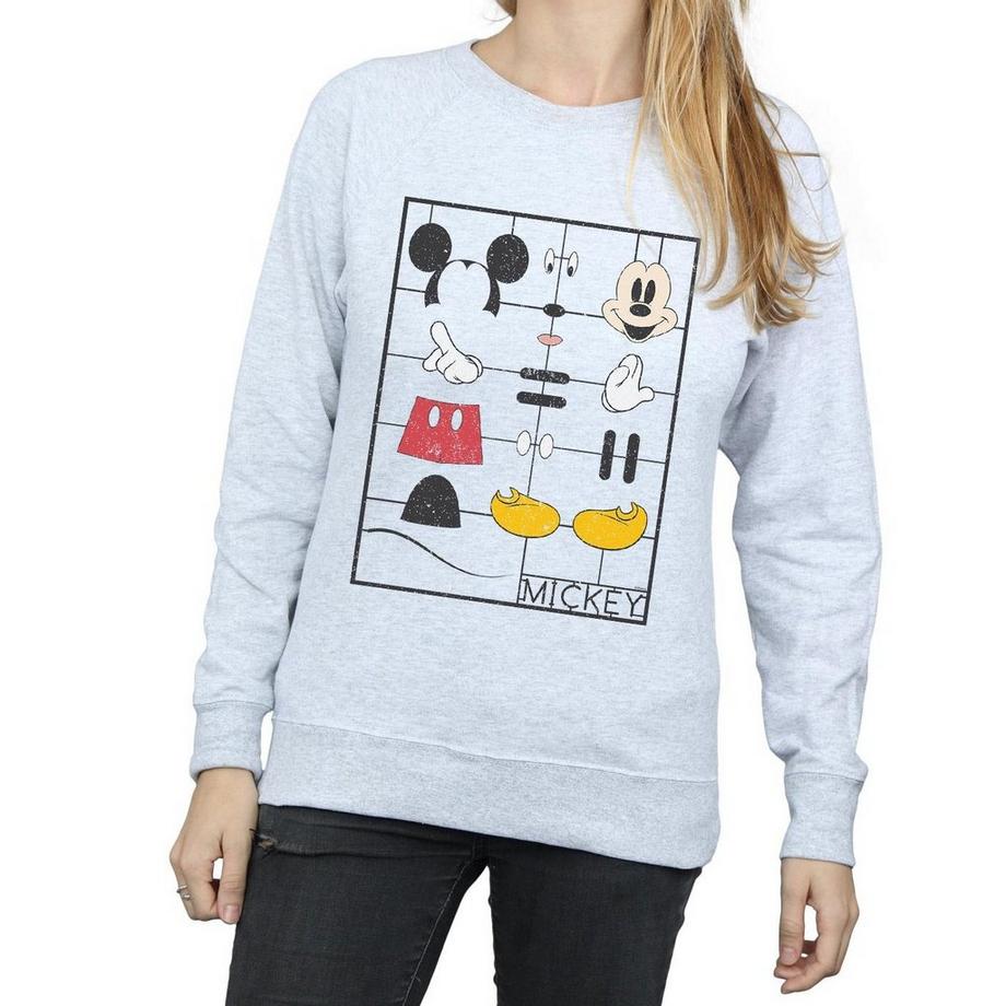 Disney Mickey Mouse Felpa Smontata  