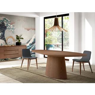 ANGEL CERDA Tavolo da pranzo ovale noce  