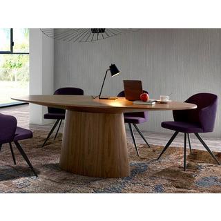 ANGEL CERDA Tavolo da pranzo ovale noce  