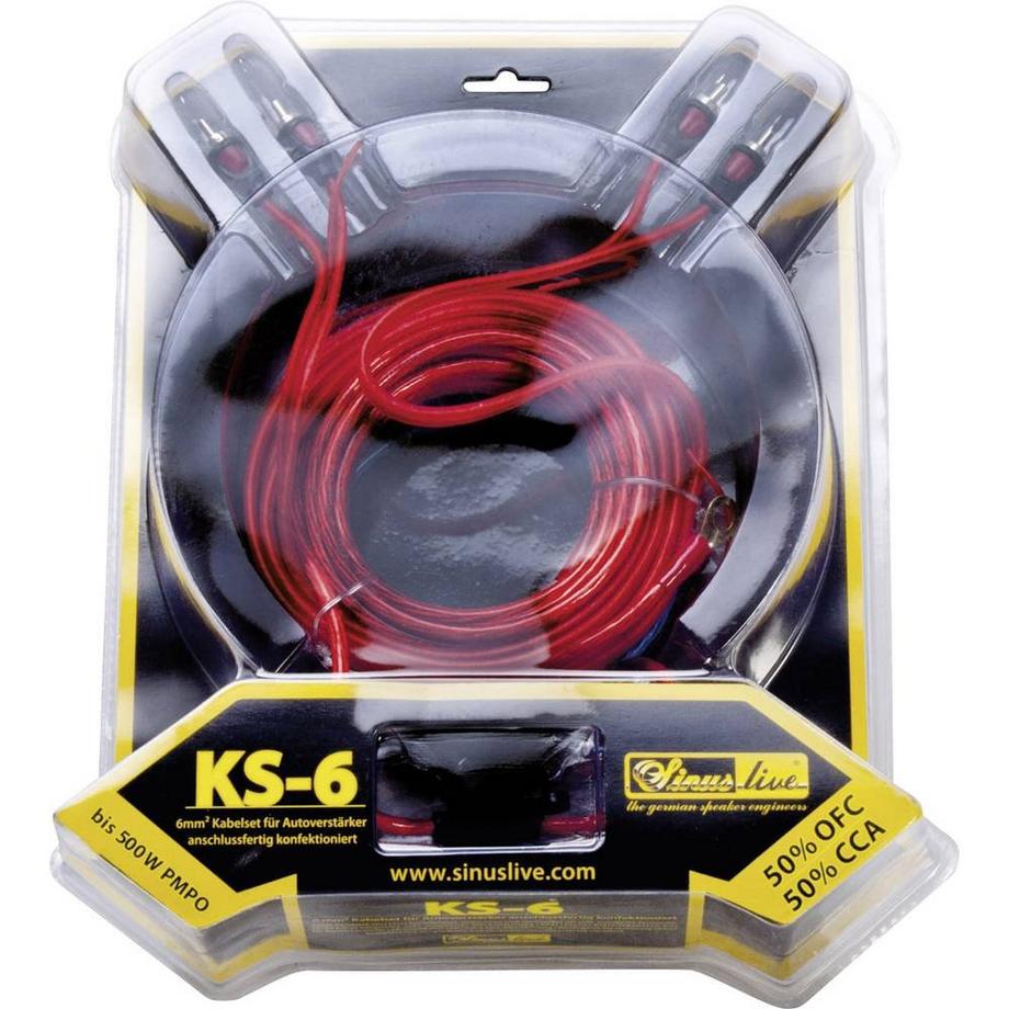 Sinuslive  Sinus Live KS 6 Endstufen-Anschluss-Set 