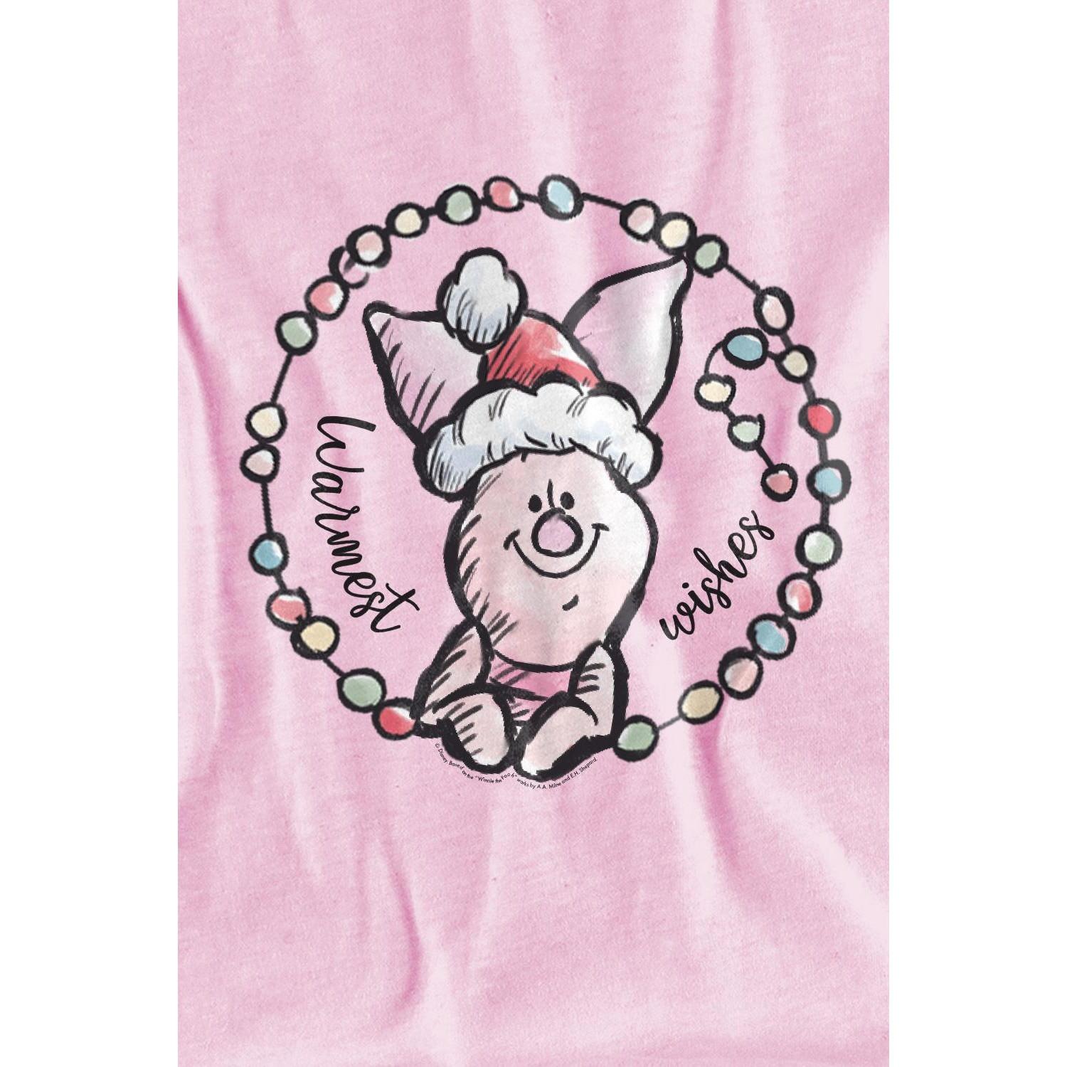 Winnie the Pooh  Warmest Christmas Wishes TShirt 