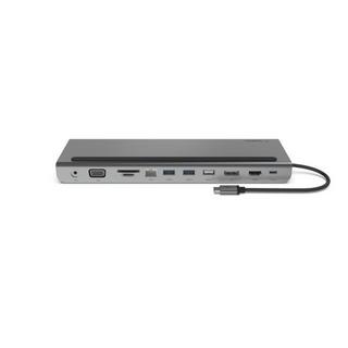 belkin  INC004BTSGY Notebook-Dockingstation & Portreplikator Kabelgebunden USB 3.2 Gen 1 (3.1 Gen 1) Type-C Schwarz, Grau 