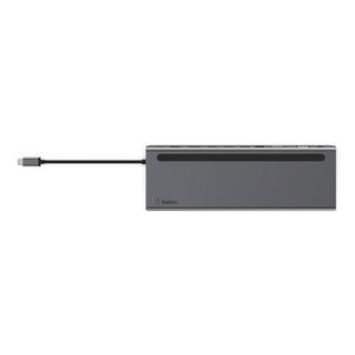 belkin  INC004BTSGY Notebook-Dockingstation & Portreplikator Kabelgebunden USB 3.2 Gen 1 (3.1 Gen 1) Type-C Schwarz, Grau 