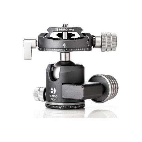 BENRO  Benro GX25 testa per treppiede Nero, Grigio, Argento 3/8" Palla 