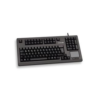 Cherry  Touchboard G80-11900 USB Tastiera Tedesco, QWERTZ Nero Touchpad integrato, Tasti del mouse, App 