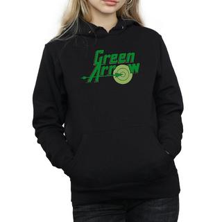 DC COMICS Green Arrow Logo Felpa con Cappuccio  