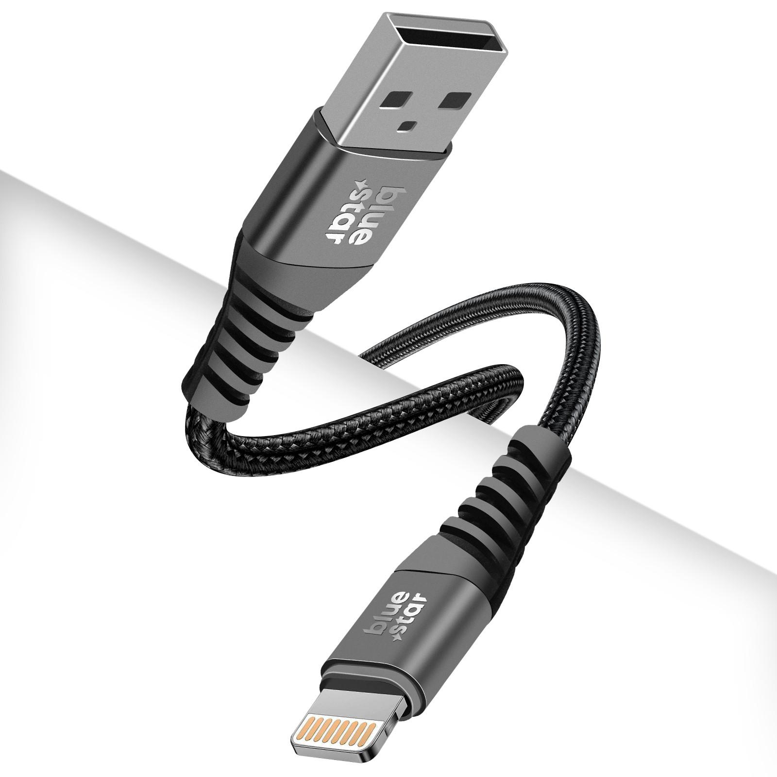 BLUE STAR  Cavo da USB a Lightning Blue Star nero 