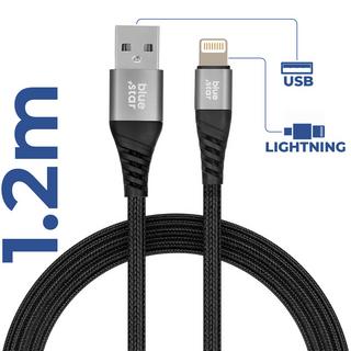 BLUE STAR  Cavo da USB a Lightning Blue Star nero 