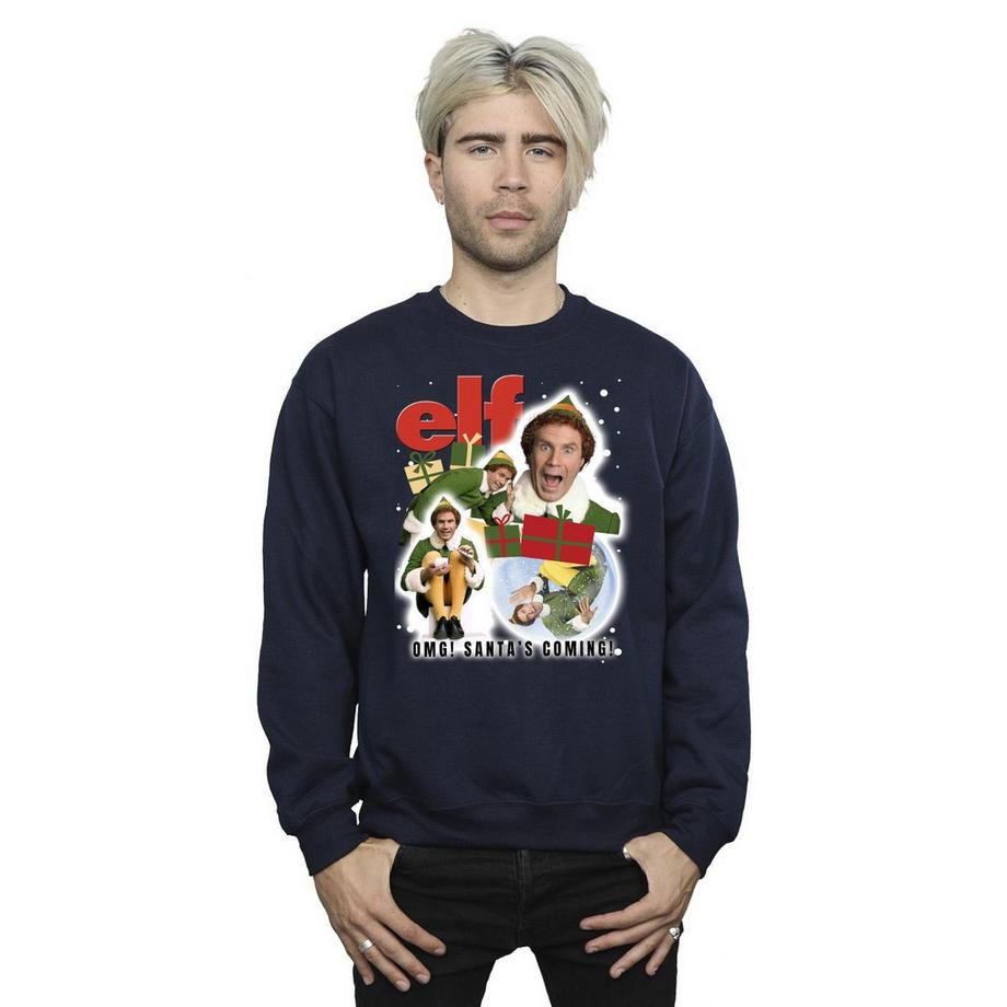 Elf OMG Santa's Coming Sweatshirt  