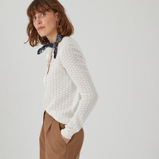 La Redoute Collections  Cardigan mit Pointelle-Muster 