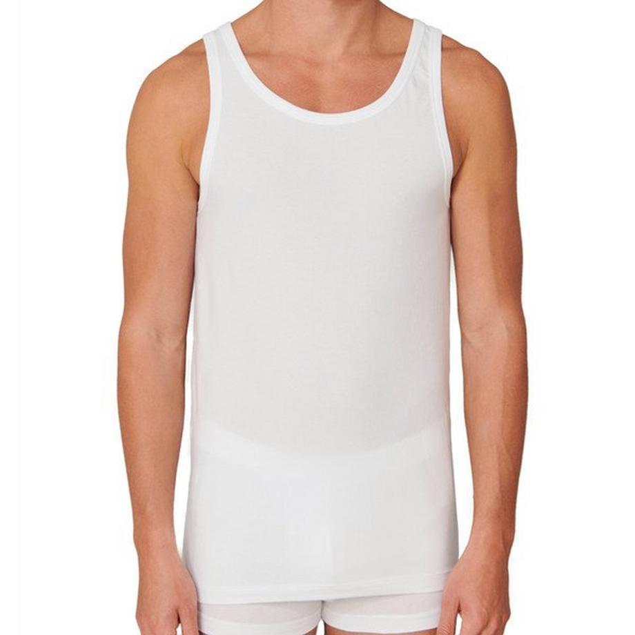 Schiesser Lot de 4 Débardeurs Coton Bio  