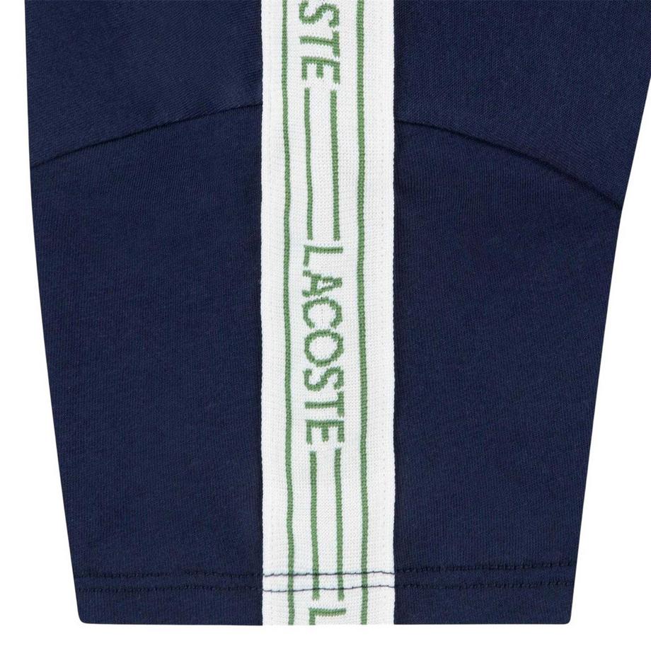 LACOSTE  Maglietta Logo Ricamato Nastratura 