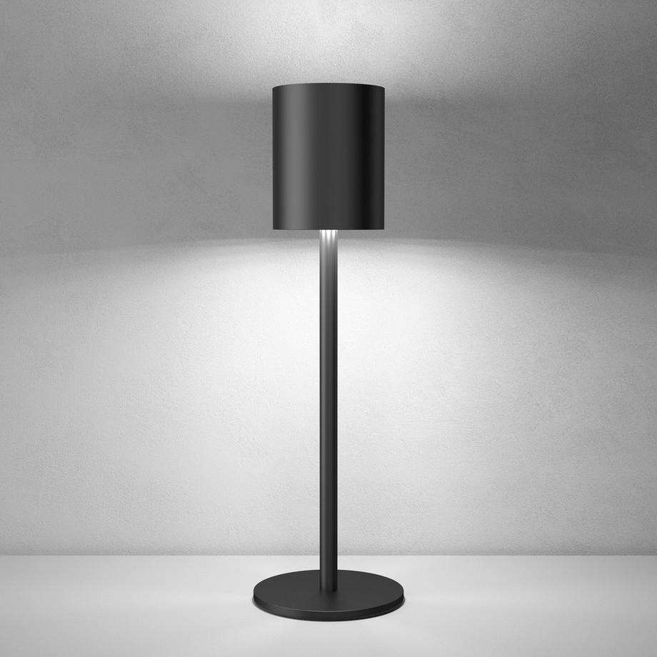 Tectake  Akku-Tischlampe Corly Modernes Design, LED, 5 W stufenlos dimmbar, 7 RGB-Lichtfarben 