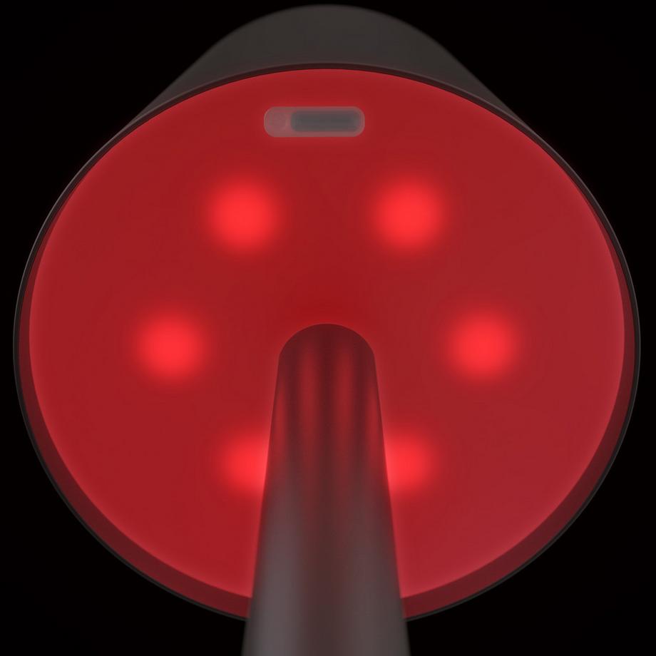 Tectake  Akku-Tischlampe Corly Modernes Design, LED, 5 W stufenlos dimmbar, 7 RGB-Lichtfarben 