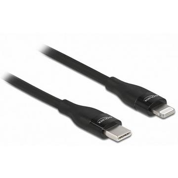 Daten- und Ladekabel USB Type-C™ zu Lightning™ für iPhone™, iPad™ und iPod™ schwarz 0,5 m MFi