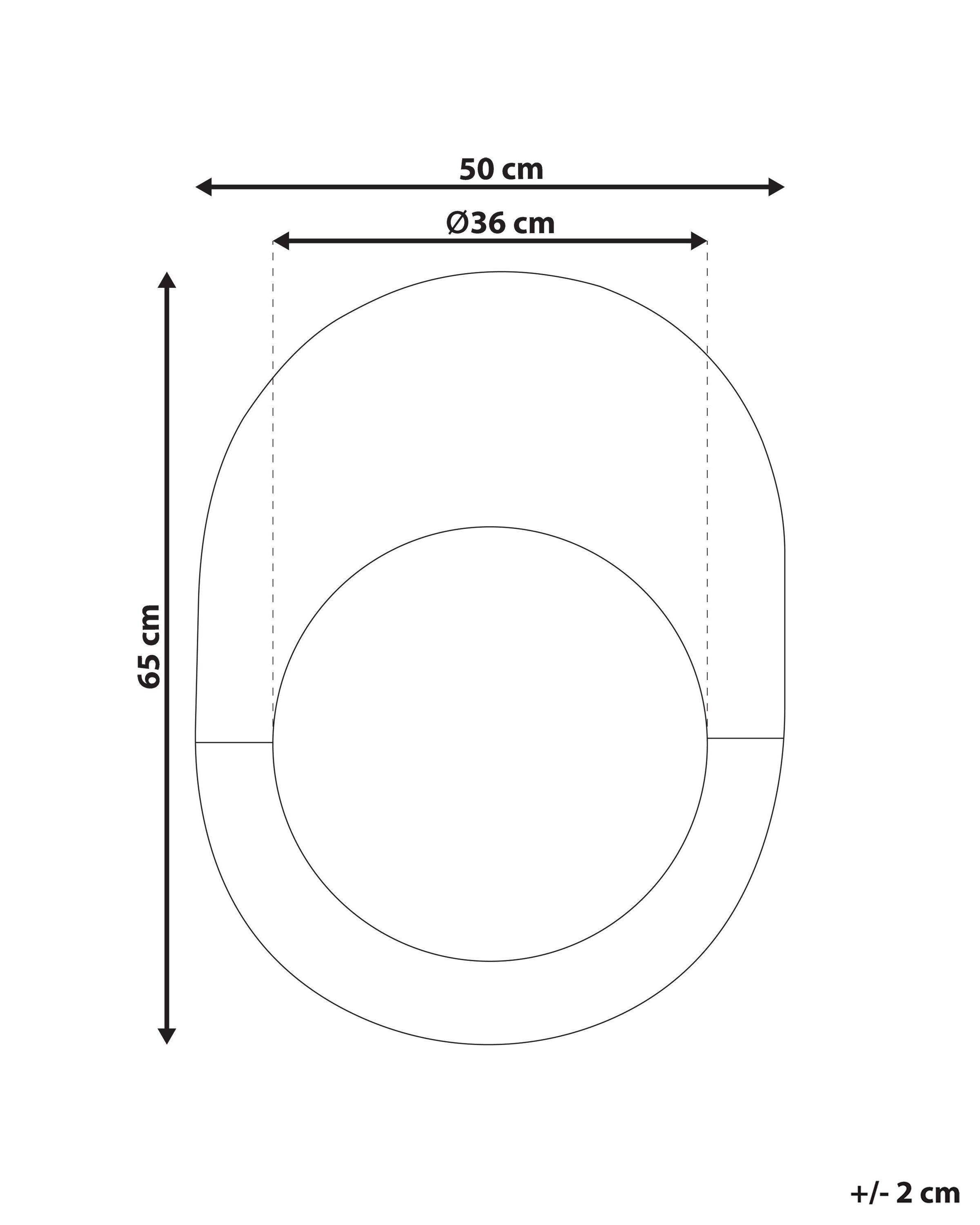 Beliani Miroir en MDF Glamour RETY  