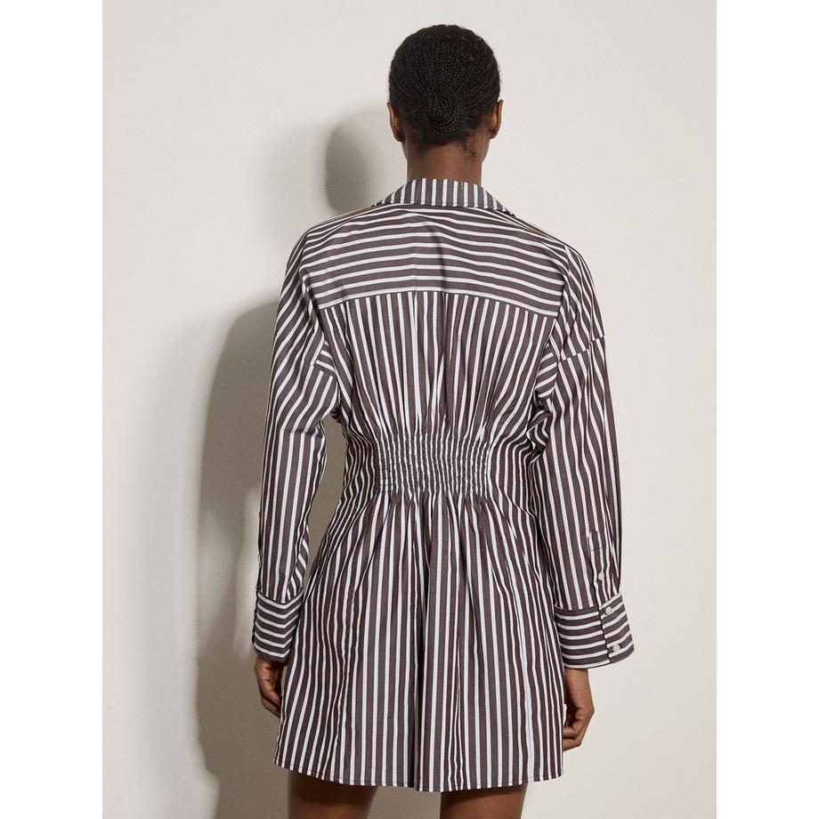 APRICOT Gestreiftes Smok-Minikleid  