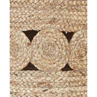 Beliani Set di 2 cestini en Iuta Boho ALANG  