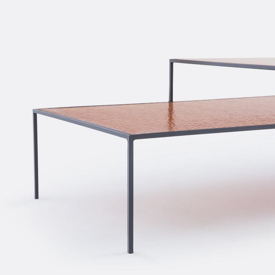 La Redoute Intérieurs Table basse double plateaux verre Erita  