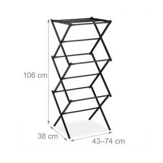 B2X Gruccia pieghevole con 50 clip  