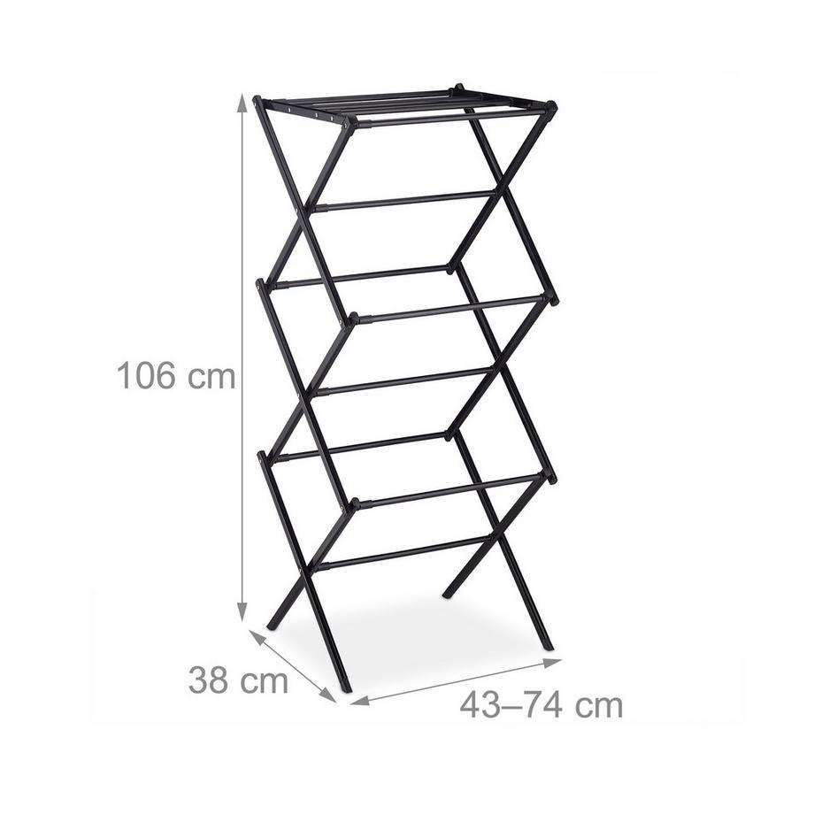 B2X Gruccia pieghevole con 50 clip  