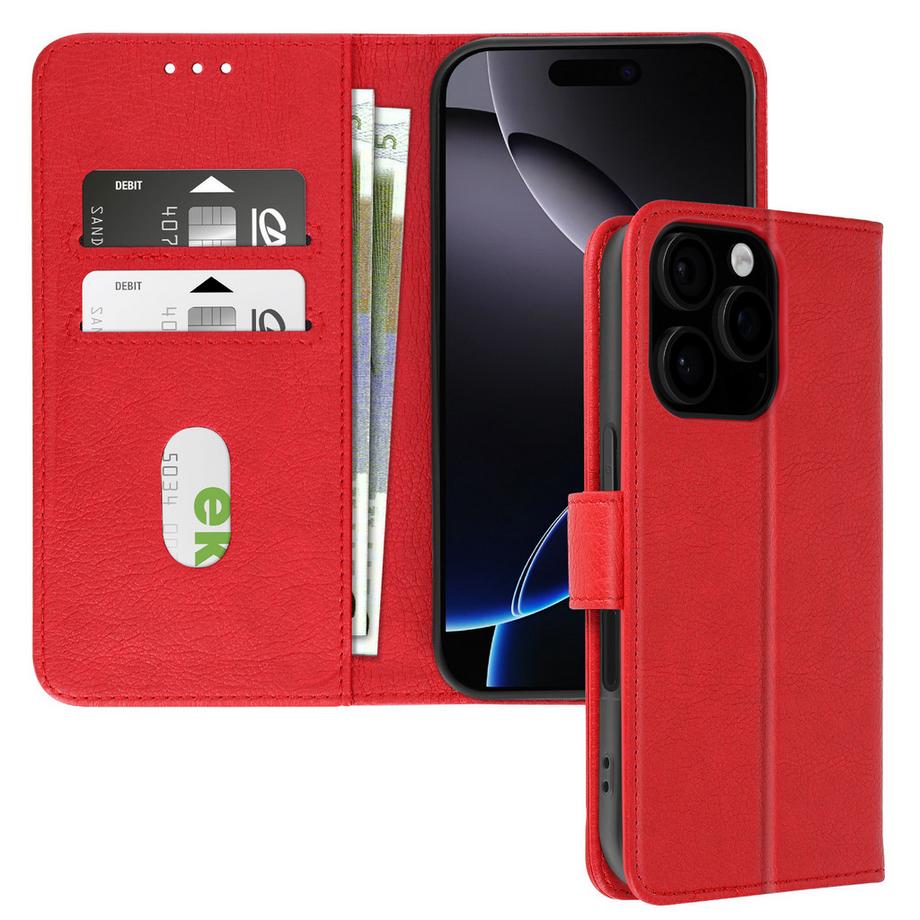 Étui Clapet iPhone 16 Pro Rouge