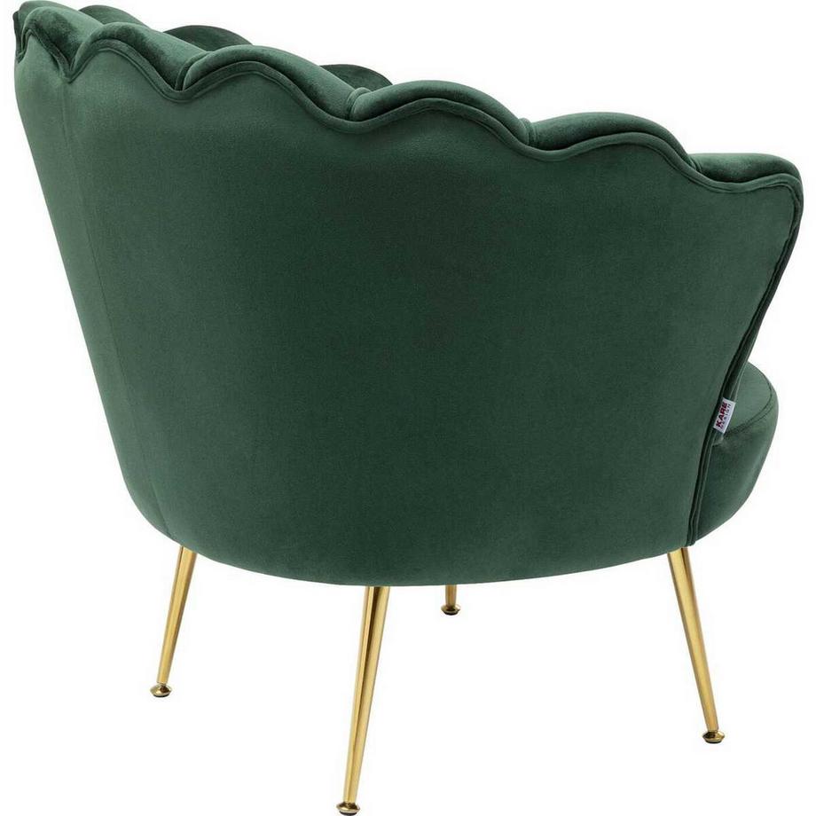 KARE Design Poltrona Ninfea oro verde scuro  