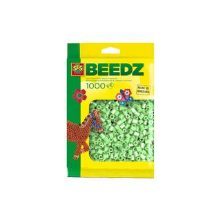 SES  SES Creative Beedz Confezione di 1000 perline verde chiaro da stirare per bambini 