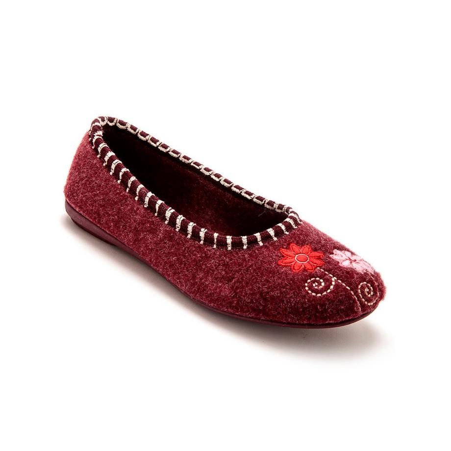 Pédiconfort  bestickte ballerinas für en 