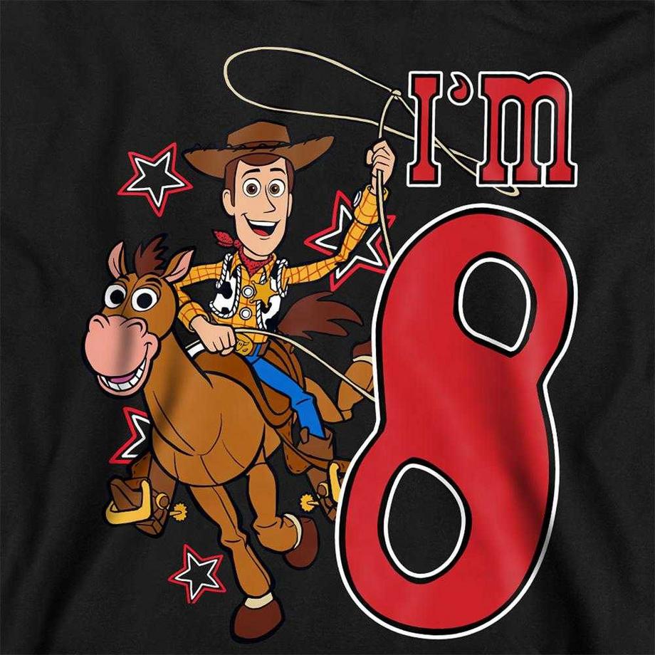 Toy Story  I'm 8 Hoodie Zum Überziehen, Geburtstag 