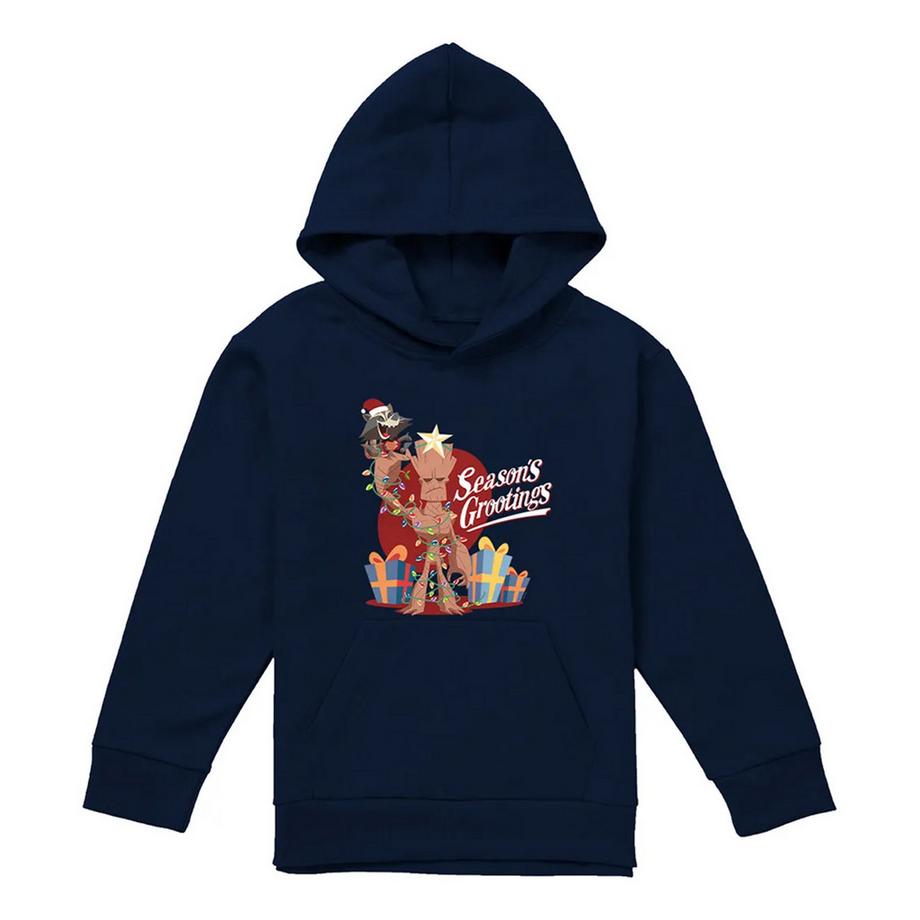 Seasons Grootings Felpa Con Cappuccio