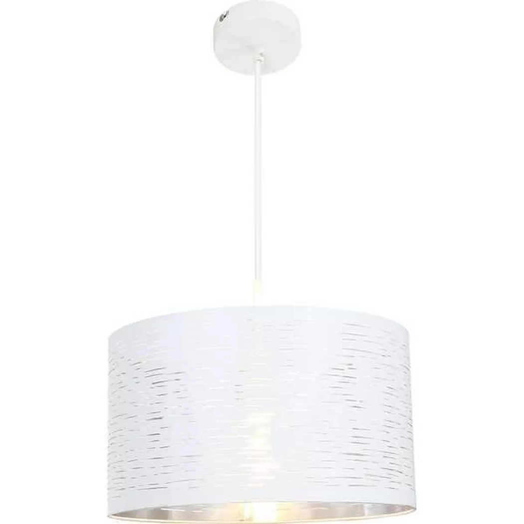 mutoni – Hängeleuchte Metall weiss 1xE27, One Size, Multicolor