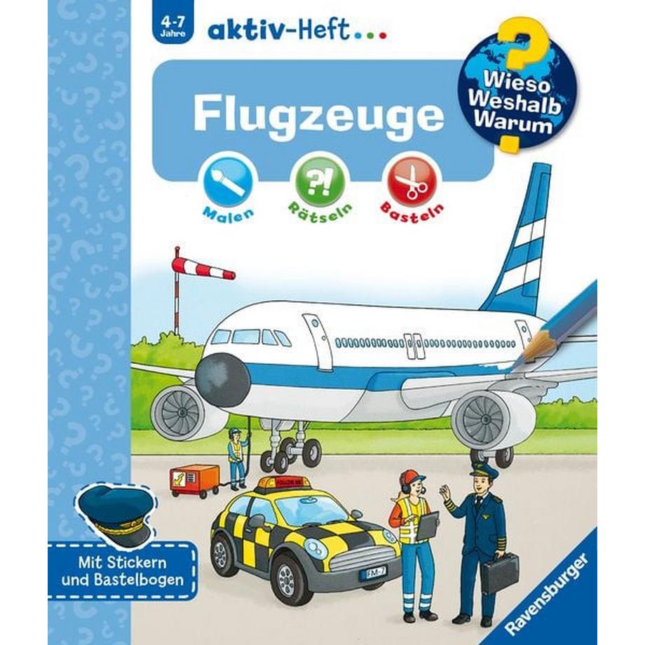 Ravensburger  Wieso? Weshalb? Warum? aktiv-Heft Flugzeuge 